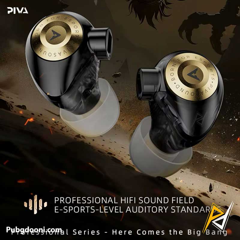 piva-h8pro-type-c-wired-gaming-earphone-4 خرید هندزفری گیمینگ Type-C پیوا PIVA H8PRO HiFi Earphone اورجینال با بهترین قیمت