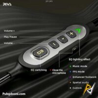 ارزانترین قیمت خرید هندزفری گیمینگ Type-C پیوا PIVA H8PRO HiFi Earphone اورجینال اصل