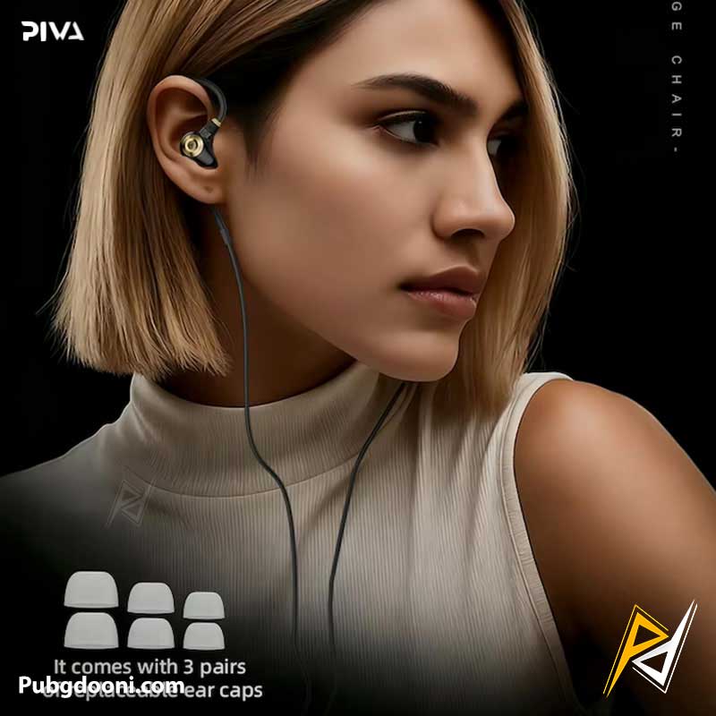 piva-h8pro-type-c-wired-gaming-earphone-8 خرید هندزفری گیمینگ Type-C پیوا PIVA H8PRO HiFi Earphone اورجینال اصل با بهترین قیمت