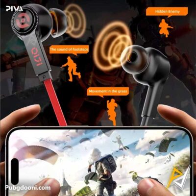 خرید هندزفری گیمینگ سیمی پیوا PIVA S5 Wired Gaming Earphone اورجینال با بهترین قمیت