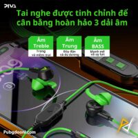 بهترین قیمت خرید هندزفری گیمینگ سیمی و تقویت کننده صدا پیوا Piva S6 Pro اورجینال