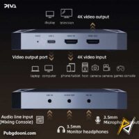 بهترین قیمت خرید کارت کپچر 4K 60Hz پیوا Piva VD05 اورجینال اصل
