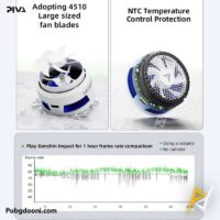 بهترین قیمت خرید فن خنک کننده مگنتی گوشی موبایل پیوا Piva X30 27W اورجینال اصل