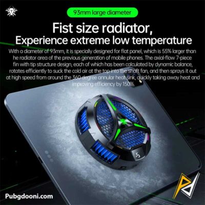 خرید فن گیمینگ خنک کننده مگنتی رادیاتوری آیپد و تبلت پلکستون Plextone EX3 اورجینال با بهترین قیمت