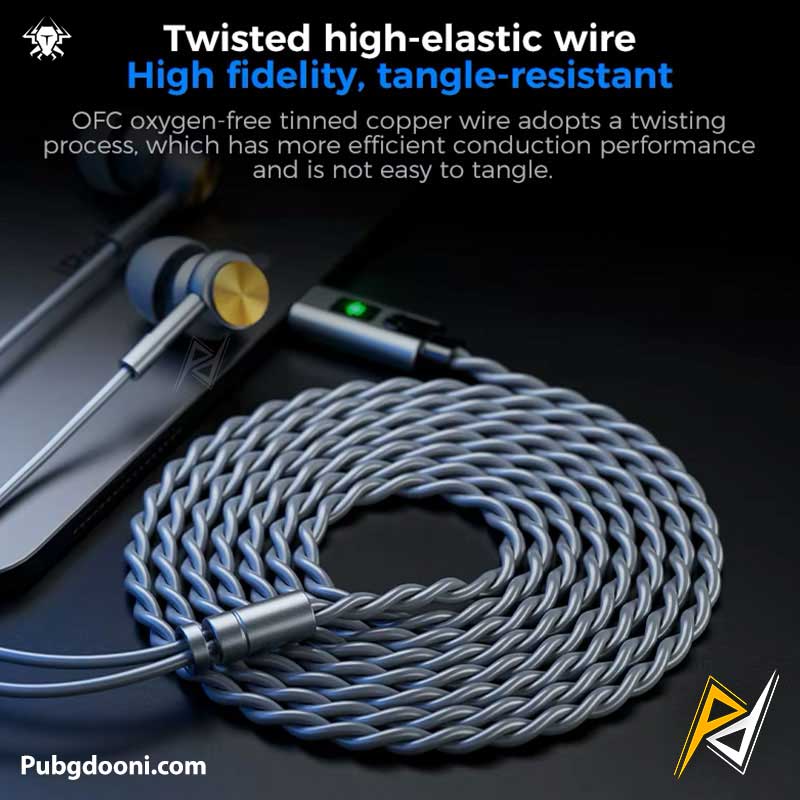 plextone-g18-type-c-gaming-earphones-6 خرید هندزفری گیمینگ Type-C پلکستون Plextone G18 اورجینال با ارزان ترین قیمت