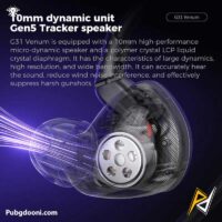 ارزانترین قیمت خرید هندزفری گیمینگ سیمی پلکستون Plextone G31 Venum اورجینال اصل
