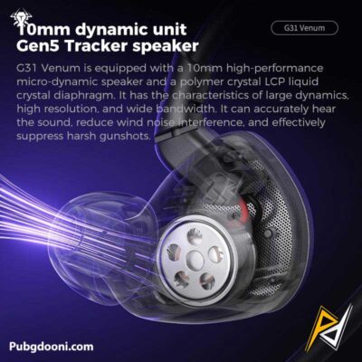 ارزانترین قیمت خرید هندزفری گیمینگ سیمی پلکستون Plextone G31 Venum اورجینال اصل