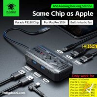 بهترین قیمت خرید هاب حرفه ای تایپ C گیمینگ پلکستون Plextone GS6 Gen2 اورجینال