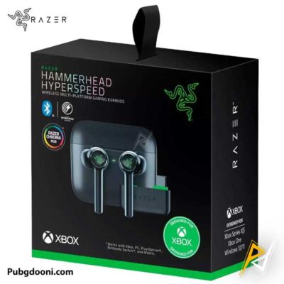 خرید هندزفری بیسیم گیمینگ ریزر RAZER HAMMERHEAD HYPERSPEED XBOX اورجینال اصل با ارزانترین قیمت