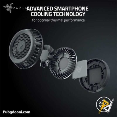 خرید فن خنک کننده مگنتی ریزر Razer Phone Cooler Chroma Clamp اورجینال با ارزانترین قیمت