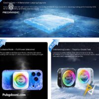 ارزانترین قیمت خرید فن خنک کننده مگنتی ردمجیک RedMagic VC Cooler 6 Pro Plus اورجینال
