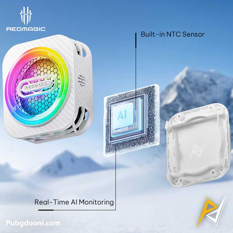 redmagic-cooler-6-pro-plus-7 خرید فن خنک کننده مگنتی ردمجیک RedMagic VC Cooler 6 Pro Plus اورجینال با ارزان ترین قیمت