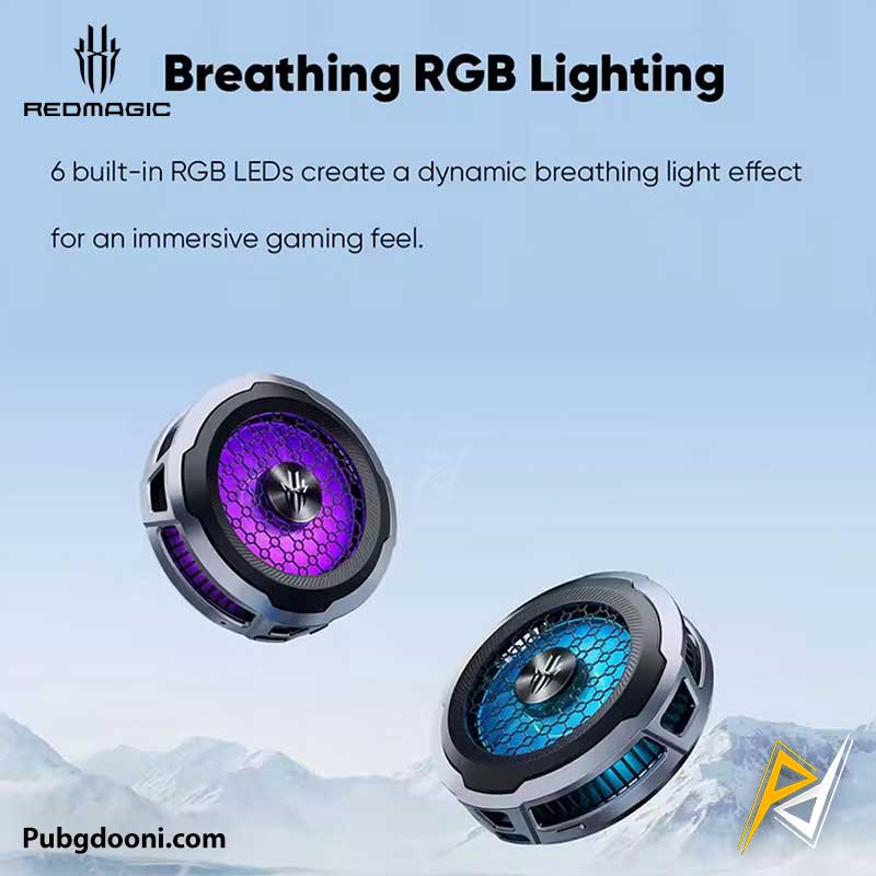 redmagic-cryo-cooler-8-air-6 ارزانترین قیمت خرید فن خنک کننده مگنتی ردمجیک RedMagic Cryo Cooler 8 Air اورجینال اصل