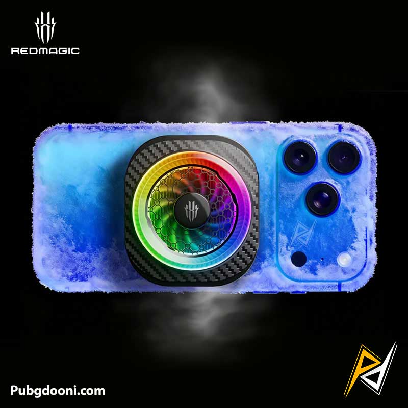 redmagic-cryo-cooler-8-pro-3 خرید فن خنک کننده مگنتی ردمجیک RedMagic Cryo Cooler 8 Pro اورجینال با ارزانترین قیمت