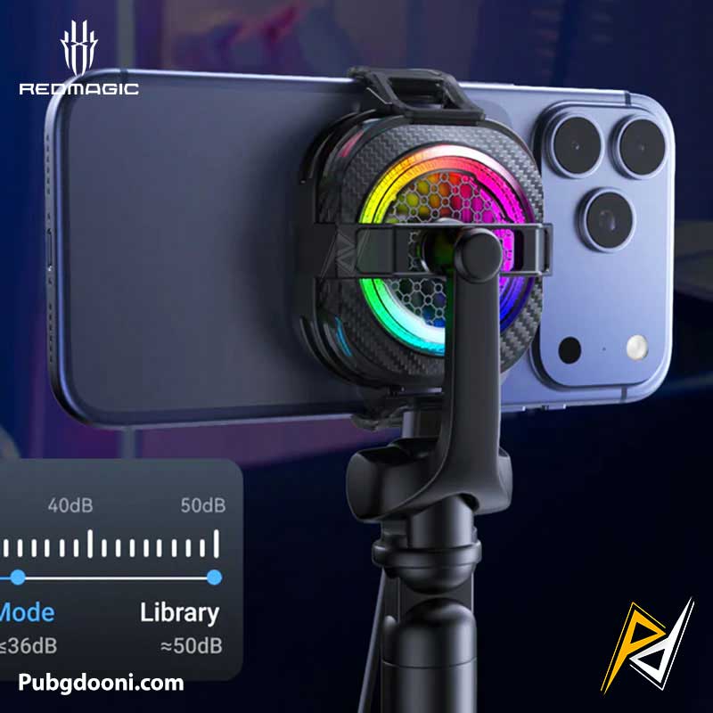 redmagic-cryo-cooler-8-pro-4 ارزانترین قیمت خرید فن خنک کننده مگنتی ردمجیک RedMagic Cryo Cooler 8 Pro اورجینال