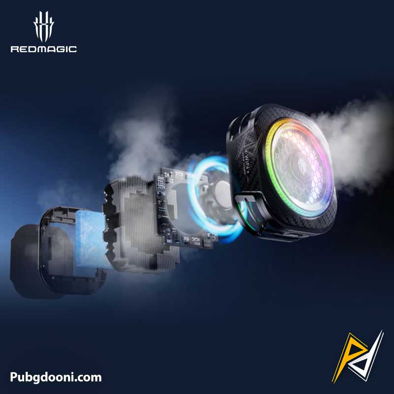 redmagic-cryo-cooler-8-pro-9 خرید فن خنک کننده مگنتی ردمجیک RedMagic Cryo Cooler 8 Pro اورجینال و اصل با ارزانترین قیمت