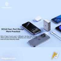 خرید آداپتور فست شارژ 140W ردمجیک RedMagic DAO 140W Gan6 Pro Charger اورجینال با بهترین قیمت