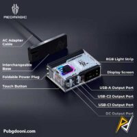 ارزانترین قیمت خرید آداپتور فست شارژ 150W ردمجیک RedMagic DAO GaN Charger اورجینال