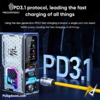 خرید آداپتور فست شارژ 150W ردمجیک RedMagic DAO GaN Charger اورجینال با بهترین قیمت