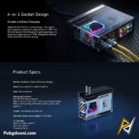 بهترین قیمت خرید آداپتور فست شارژ 150W ردمجیک RedMagic DAO GaN Charger اورجینال اصل