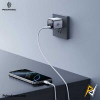 خرید آداپتور فست شارژ 45W ردمجیک RedMagic DAO Energy Block mini GaN Charger اورجینال با بهترین قیمت