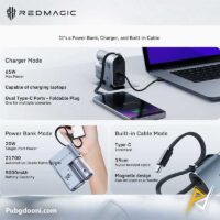 خرید پاوربانک و شارژر گیمینگ 5000mAh ردمجیک Redmagic Go 65W اورجینال با ارزانترین قیمت