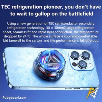 ارزانترین قیمت خرید خنک کننده رادیاتوری گوشی موبایل ردمجیک RedMagic Magnetic Cooler 4 اورجینال