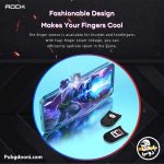 ارزانترین قیمت خرید کاور انگشتی تاچ اورجینال راک Rock RGA0027 Silver Fiber Sensitive Touch Gaming Finger Cover