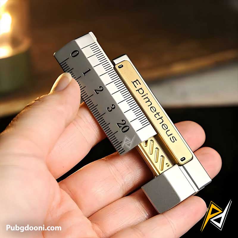 ruler-fidget-slider-2 بهترین قیمت خرید فیجت اسلایدر فلزی ضد استرس مدل Ruler اورجینال