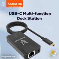 بهترین قیمت خرید تبدیل و هاب حرفه ای تایپ C گیمینگ سارافاکس Sarafox DM5 اورجینال