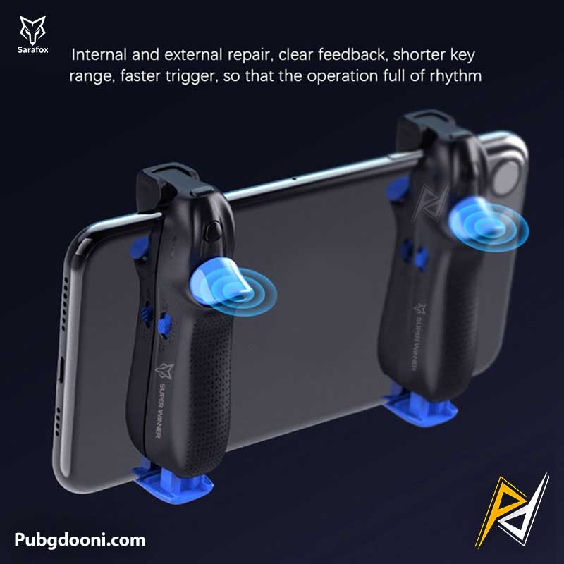 sarafox-z02-shadow-stinger-mobile-gamepad-3 ارزانترین قیمت خرید دسته بازی لیزری سارافاکس Sarafox Z02 Shadow Stinger اورجینال