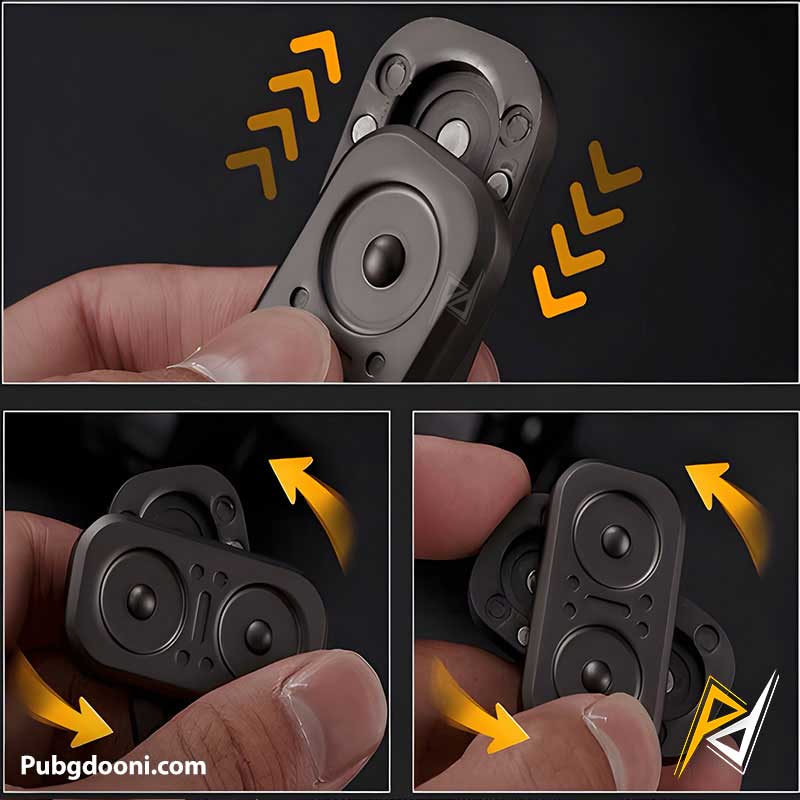 the-owl-magnetic-fidget-slider-and-clicker-3 ارزانترین قیمت خرید فیجت اسلایدر ۲ در ۱ ضد استرس Owl Fidget Slider اورجینال