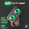 بهترین و ارزانترین قیمت خرید فیجت اسلایدر ۲ در ۱ ضد استرس Owl Fidget Slider Green اورجینال