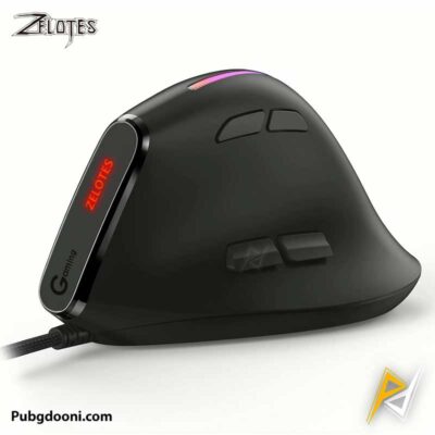 بهترین قیمت خرید موس گیمینگ سیمی RGB 12800DPI زیلوتس Zelotes T-50 اورجینال